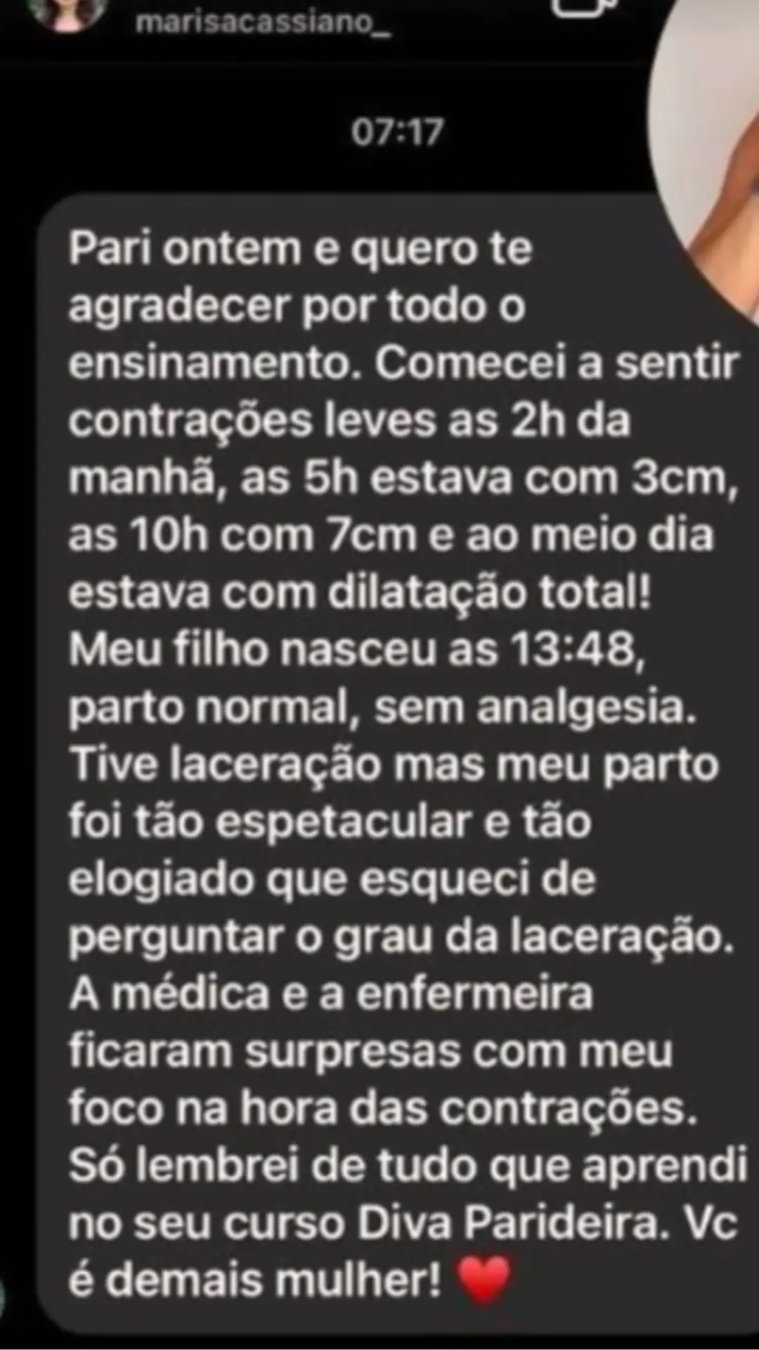 Relato de aluna 03