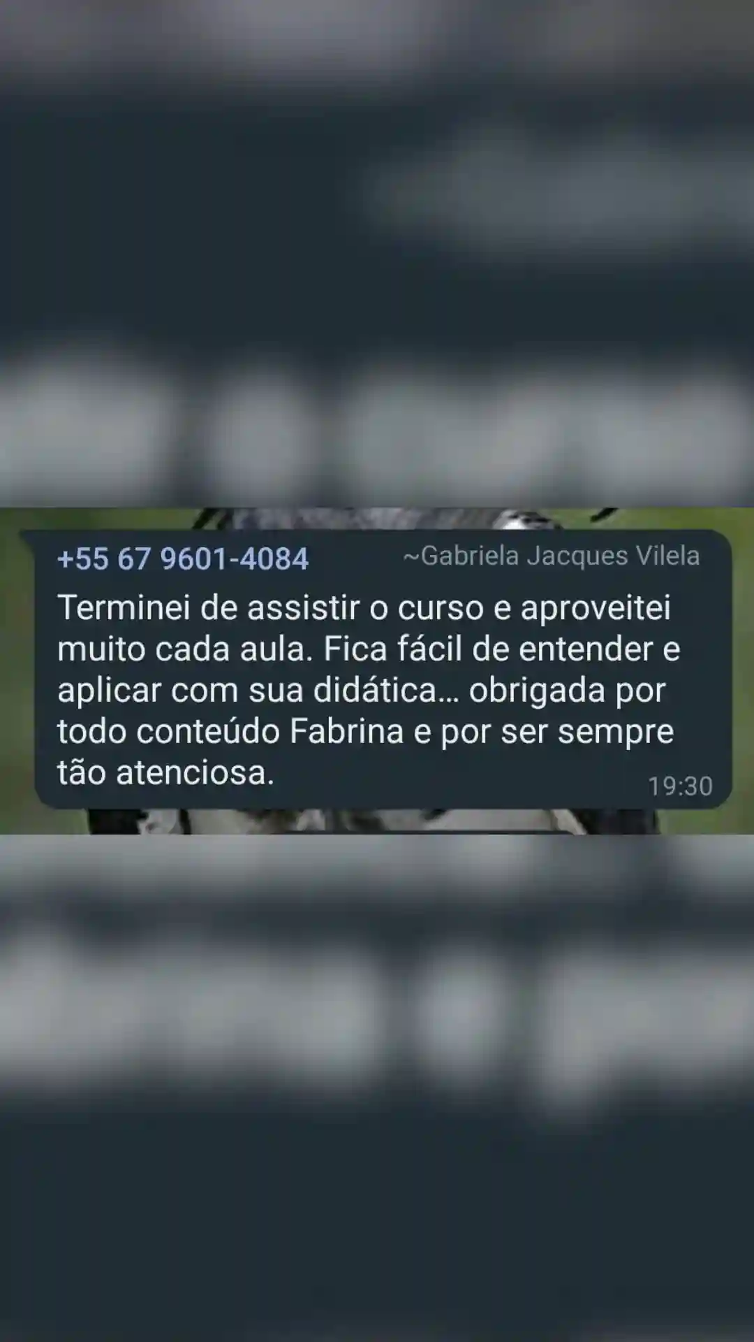 Relato de aluna 01
