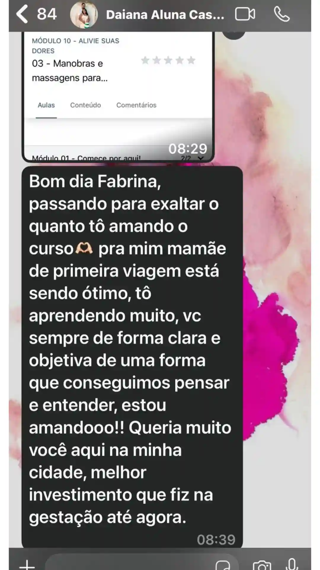 Relato de aluna 02
